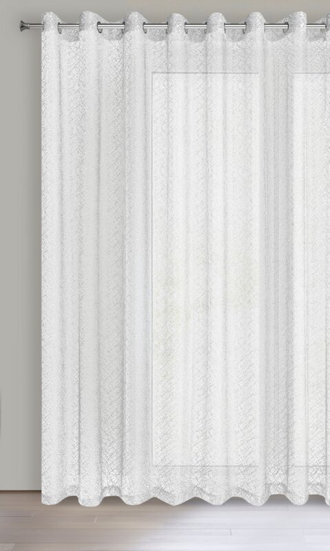 FIRANA GOTOWA AMANDA 400 X 250 CM BIAŁY