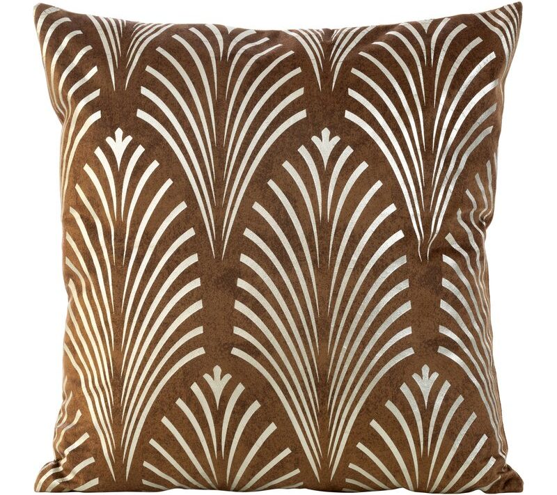 Poszewka Blink brązowa 45 x 45 cm – doda przytulności