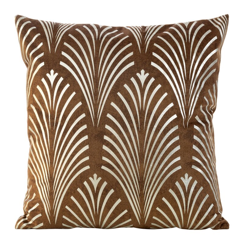 Poszewka Blink brązowa 45 x 45 cm – doda przytulności