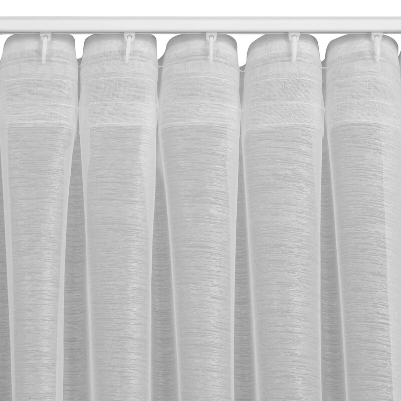 Firana gotowa Belissa biała 140 x 300 cm – subtelnie rozprasza światło