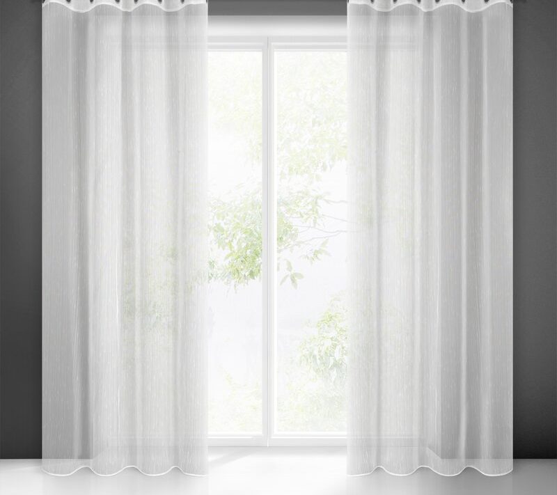 Firana gotowa Pilar biały 140 x 250 cm – rozjaśnia wnętrze