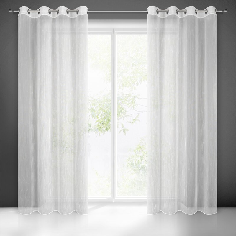 Firana gotowa Pilar biały 140 x 250 cm – rozjaśnia wnętrze