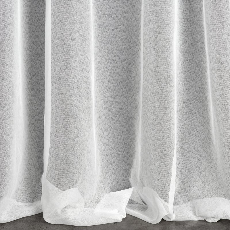 Firana gotowa Tamina biała 140 x 250 cm – rozświetla wnętrze