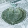 Patera szklana TC/MONTE/PAT/3 zielona 38x34x4 cm – idealna na owoce