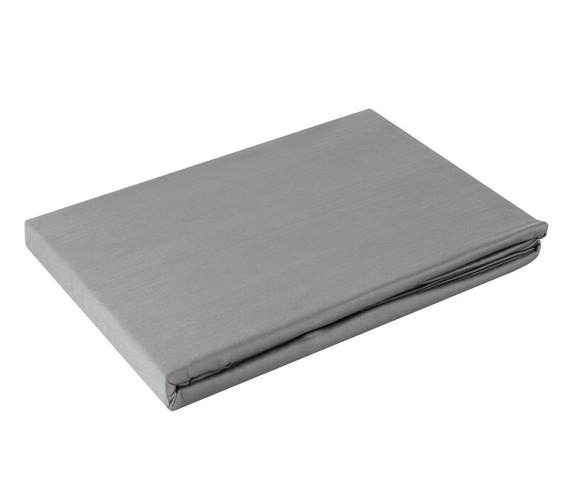 Prześcieradło Nova stalowe 180 x 210 cm – gładkie i eleganckie
