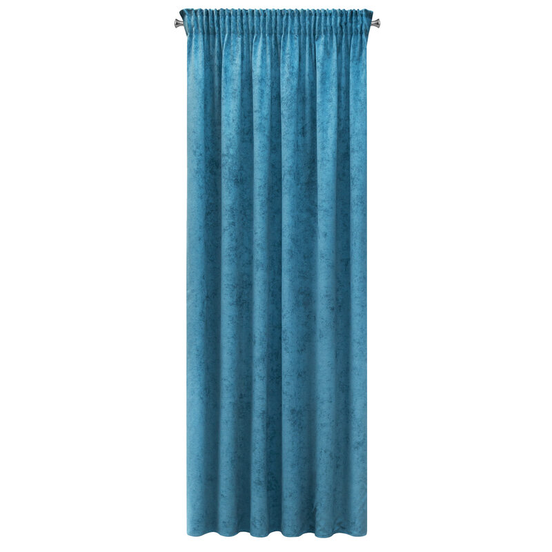 Zasłona gotowa Anisa turkusowa 140 x 270 cm – zaciemnia pomieszczenie