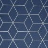 Zasłona gotowa Cube granatowa 140 x 250 cm – zaciemniająca i stylowa