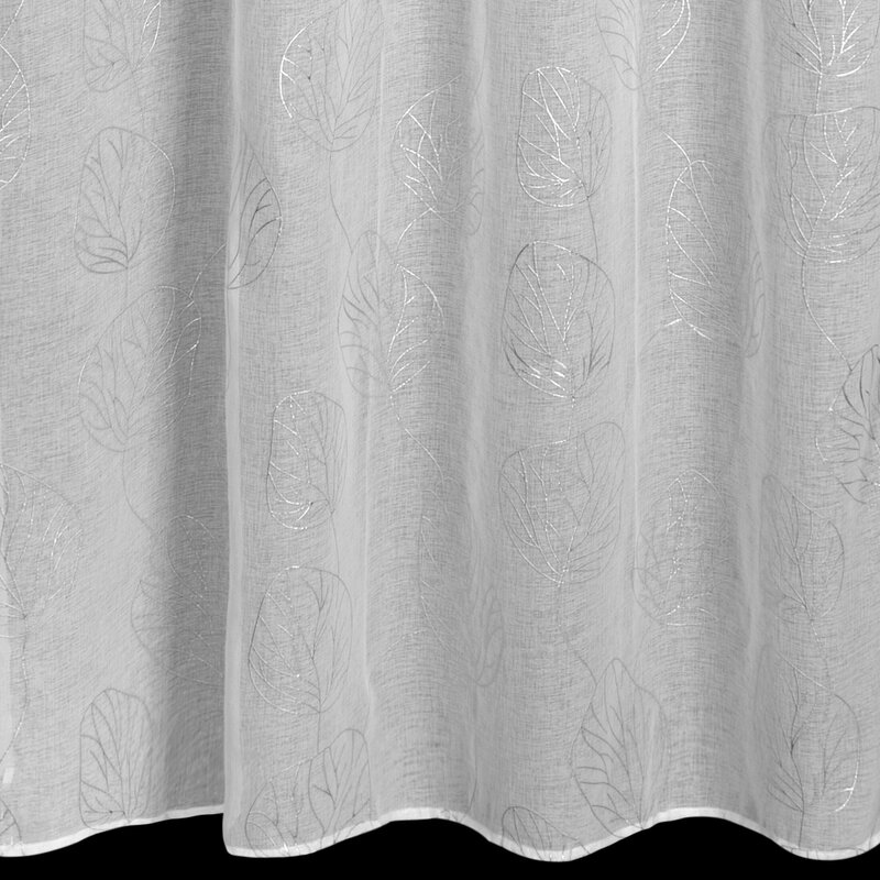 Zasłona gotowa Lori biała 140 x 250 cm – rozświetla wnętrze