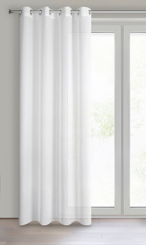 Firana gotowa Margo biała 140 x 250 cm – rozjaśnia wnętrze