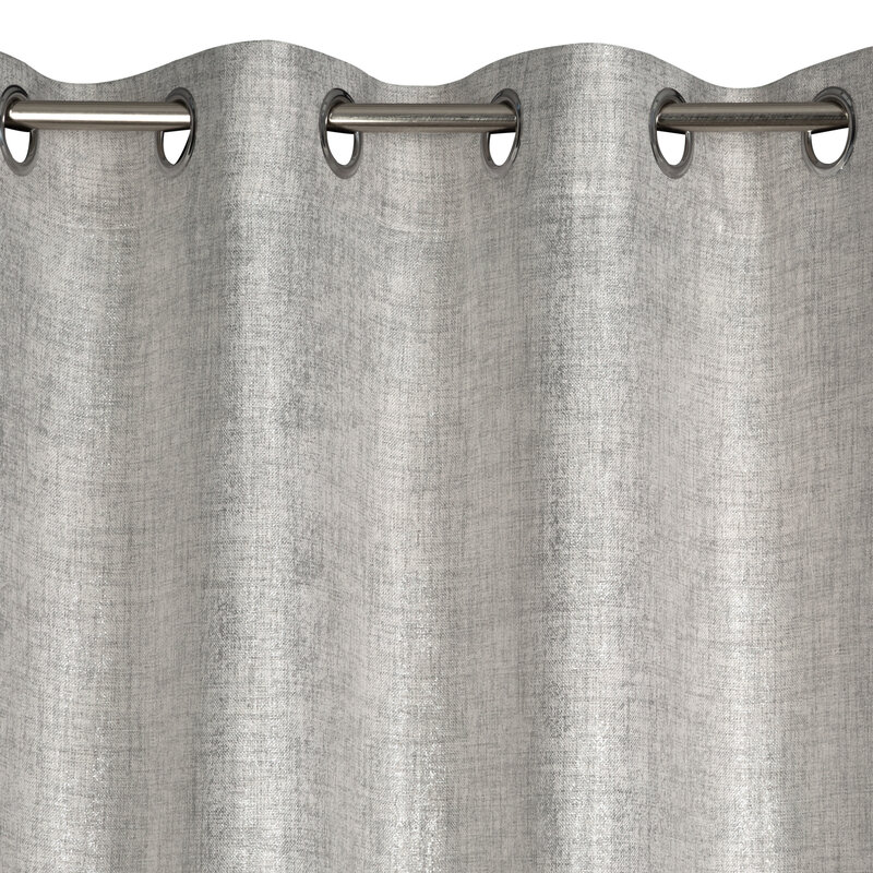 Zasłona gotowa Blanka srebrna 140 x 250 cm – zaciemnia pomieszczenie