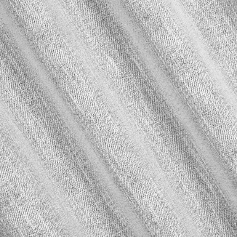 Zasłona gotowa Agnes popielata 140 x 250 cm – zaciemnia wnętrze