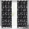 Zasłona gotowa welwet Stella czarna 140 x 250 cm – zaciemnia pomieszczenie