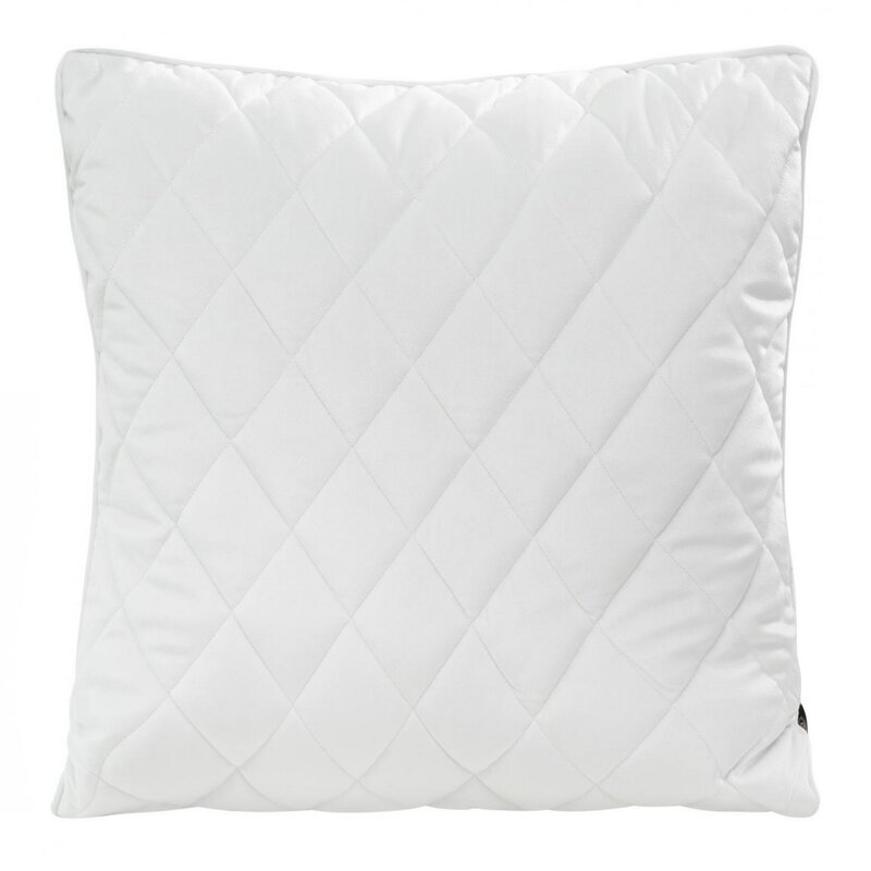 Poszewka Velvet biała 45 x 45 cm – wprowadzi luksus