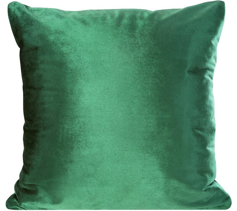Poszewka velvet ciemnozielona 40 x 40 cm – doda przytulności