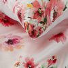 Pościel satynowa Spring biała 220 x 200 cm – wprowadź świeżość