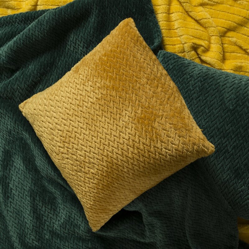 Koc flano Cindy2 popielaty 170 x 210 cm – otuli miękkością