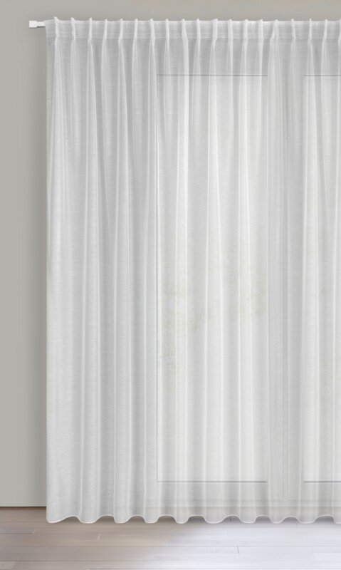 Firana gotowa Belissa biała 400 X 300 CM – rozświetla wnętrze