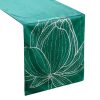 OBRUS BLINK 12 35 X 140 CM CIEMNOZIELONY