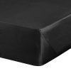 Prześcieradło Nova czarne 220 x 210 cm – gwarancja spokojnego snu