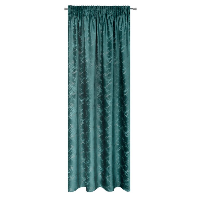 Zasłona welwetowa Adria turkusowa 140 X 270 cm – miękki welwet
