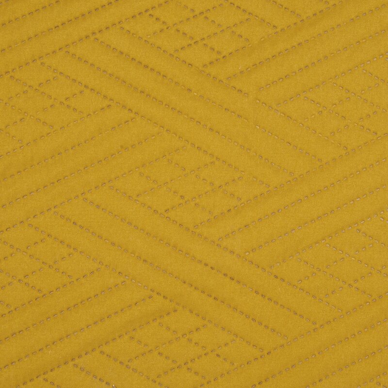 Narzuta Boni musztardowa 170 x 210 cm – ochrona i ciepło