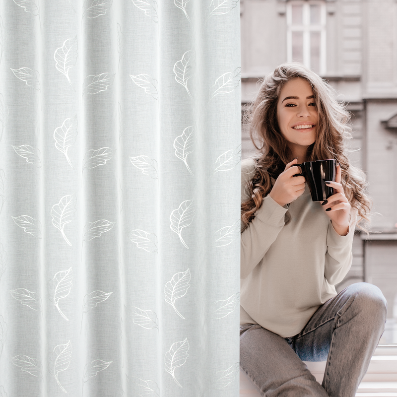 Firana gotowa SISI biała 140 X 250 CM – dodająca lekkości