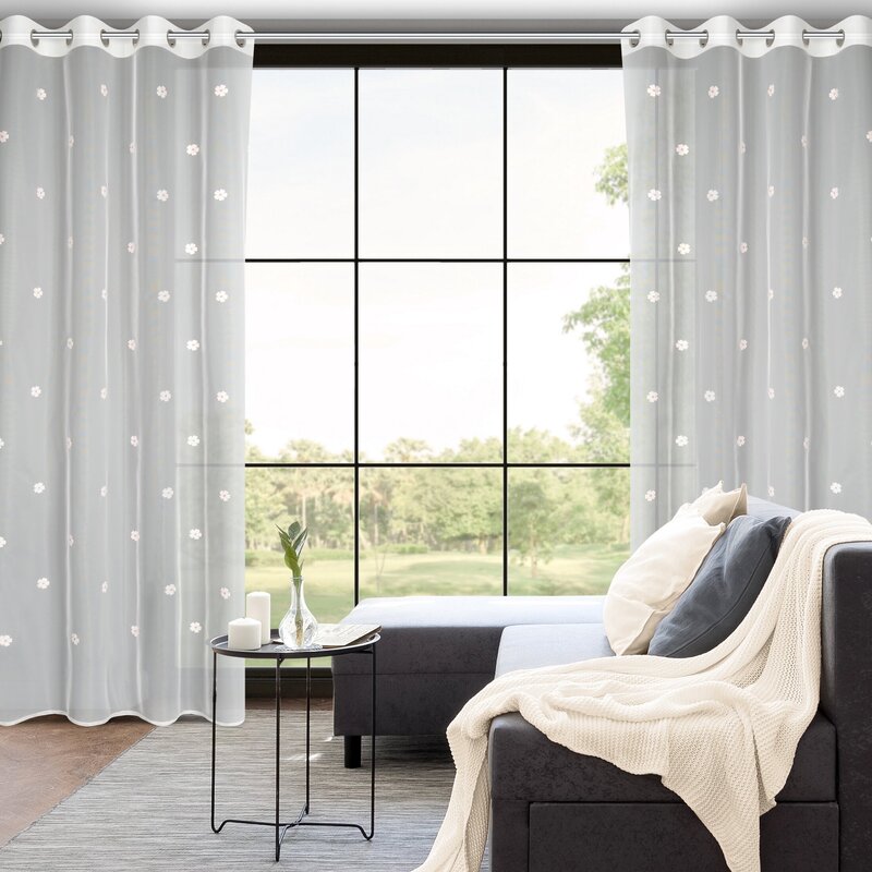 Zasłony gotowe Elsa biały 140 x 250 cm – dodaje przestrzeni