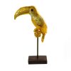 Figurka ceramiczna Femi złota 23 x 12 x 40 cm – doda blasku wnętrzu