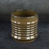 Doniczka ceramiczna brązowa fi 11 x 11 cm – do małych roślin