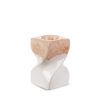 Świecznik ceramiczny Ruben kremowy 7 x 7 x 8 cm – doda ciepła wnętrzu