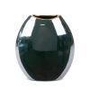 Wazon ceramiczny Amora2 zielony 22 x 12 x 25 cm – na suszone kwiaty