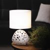 Lampa stołowa Dakota biała O 25 x 40 cm – subtelne światło w salonie