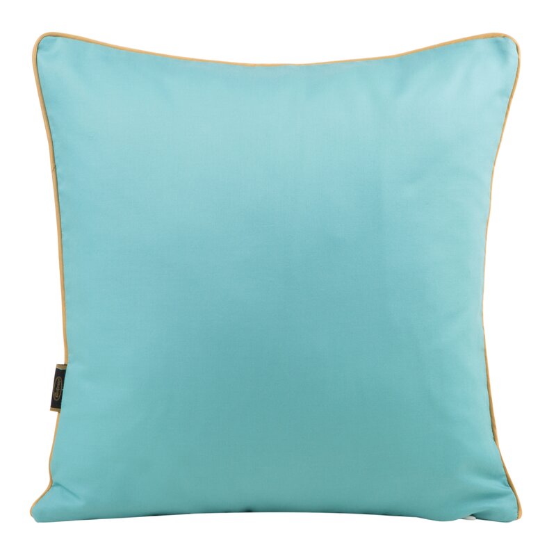 Poszewka na poduszkę jasnoturkusowa 45 x 45 cm – wprowadza świeżość
