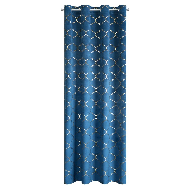 ZASŁONA GOTOWA GISEL 140 X 250 CM GRANATOWY