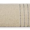 Ręcznik Fiore beżowy 50 x 90 cm – miękki i chłonny