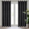 Zasłona gotowa Villa czarna 140 x 250 cm – zapewnia zaciemnienie