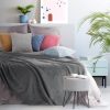 KOC SIMPLE 150 X 200 CM STALOWY