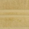 Ręcznik welurowy PORTO musztardowy 30 x 50 cm – miękki i chłonny