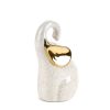 Figurka ceramiczna Eldo srebrna 19 X 10 X 4 CM – subtelny blask
