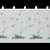 Zasłona świąteczna Boże Narodzenie biała 60x150 cm – gotowa do zawieszenia