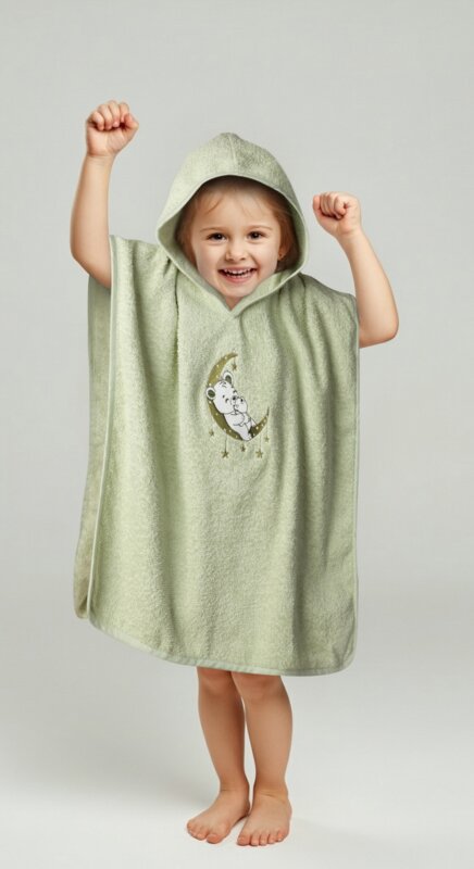 Ręcznik dla dziecka Baby74 miętowy 60 x 120 cm – miękki i chłonny