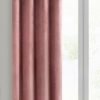 Zasłona gotowa D91 pudrowy róż 140 x 250 cm – zaciemniająca i miękka