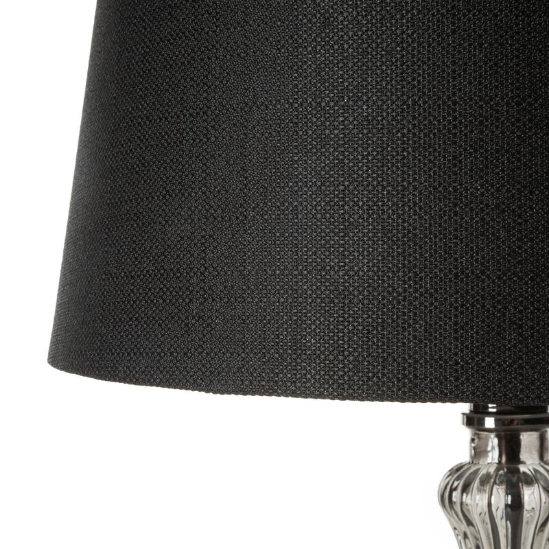 Lampa stołowa Remi czarna O 27 x 62 cm – do salonu i sypialni