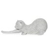 Figurka ceramiczna Eldo srebrna 26 x 9 x 9 cm – doda blasku wnętrzu