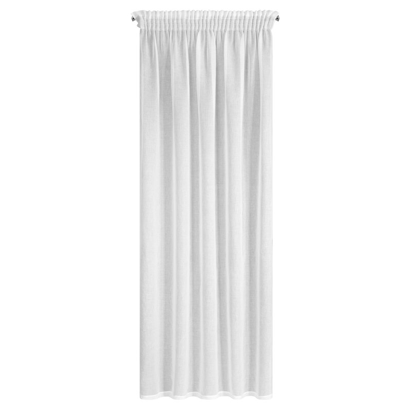 Firana gotowa Marina biała 140 X 270 CM – pięknie rozprasza światło