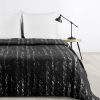Narzuta microfibra Alara6 granatowa 220 x 240 cm – miękko otula łóżko