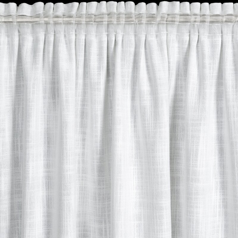 Zasłona gotowa Rosi biała 140 x 270 cm – rozjaśnia wnętrze