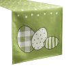 Bieżnik wielkanocny zielony 35 x 140 cm – doda wiosennej świeżości