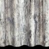 Zasłona gotowa Malia stalowa 140 x 250 cm – zaciemniająca welwetowa
