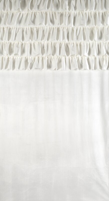 Zasłona gotowa Aura biała 140 x 270 cm – optycznie powiększa